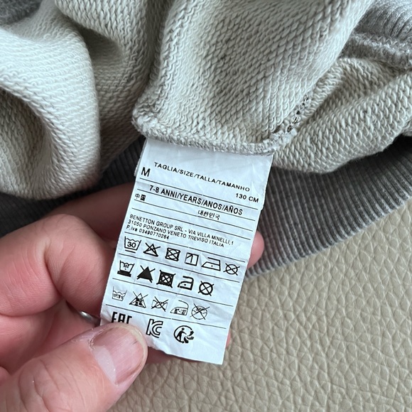 NWT - United Colors of Benetton x Pac-Man Kids' Sweatshirt - M/Size 7-8 Years - Picture 5 of 6